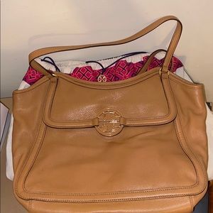Tory Burch tan handbag